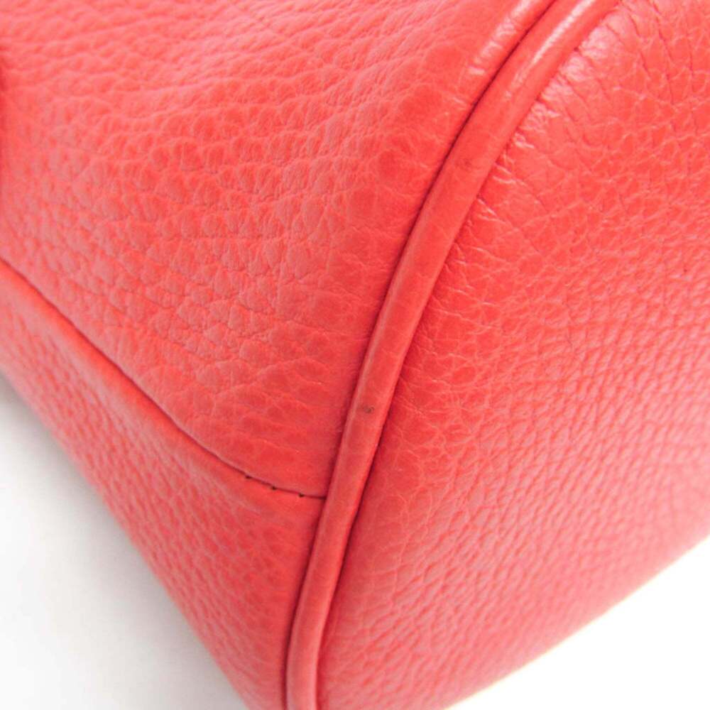 GUCCI Red Leather Shoulder Bag - Picture 5 of 15